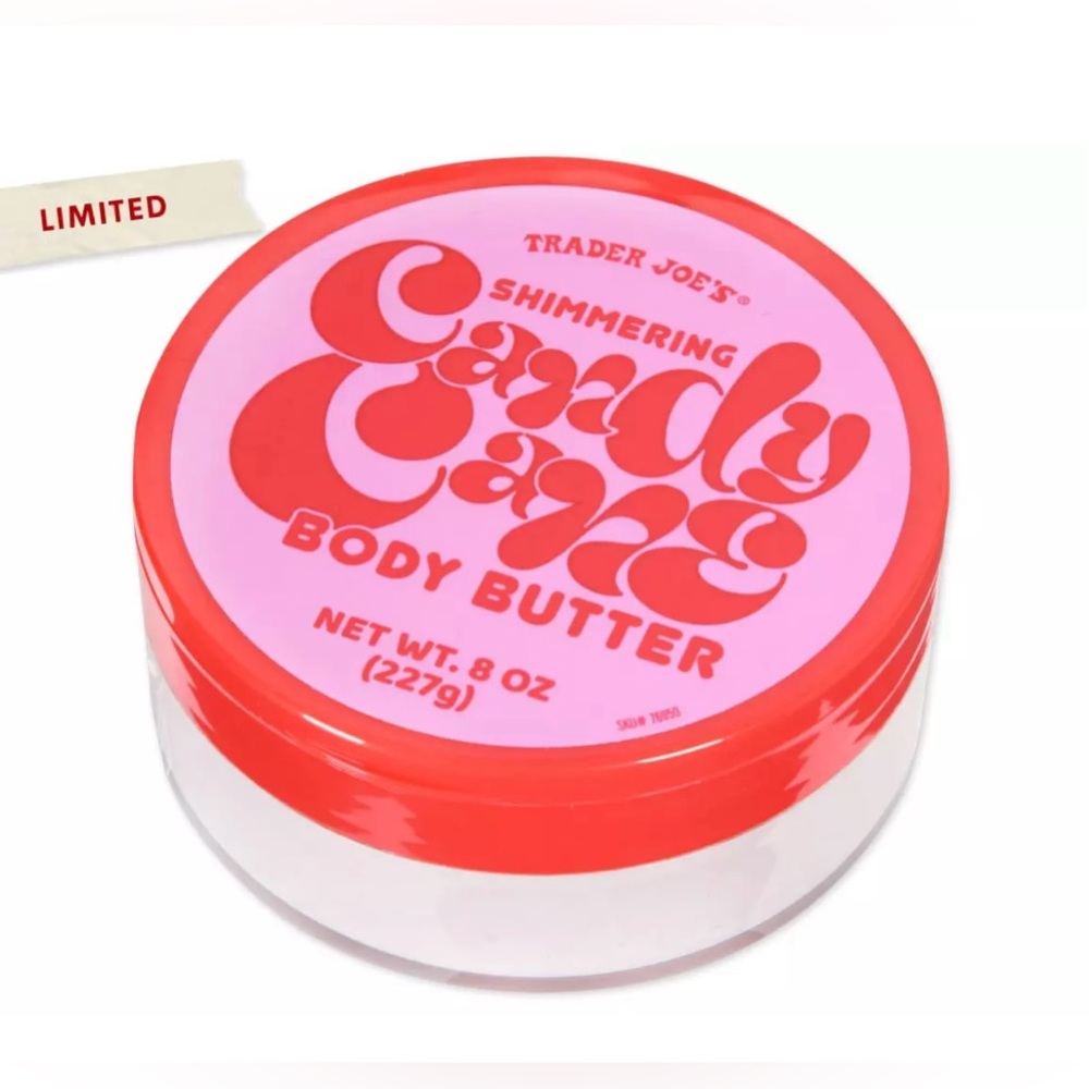 New Trader Joe's Candy Cane Body Butter Shimmer Limited Edition